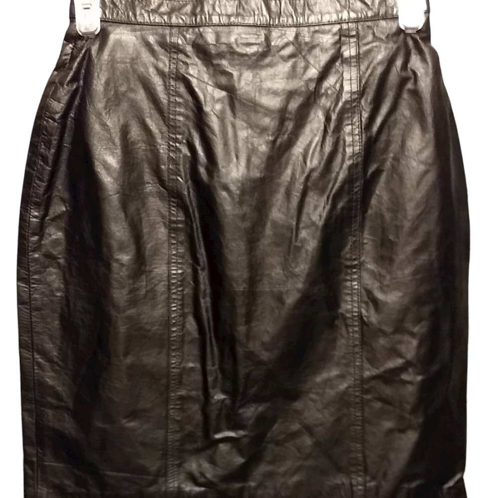 Vintage Terra Leather Mini-Skirt Size 11
